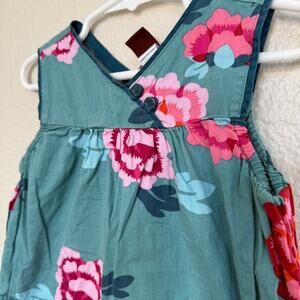 Tea Collection Size 4 100% Cotton Destination China Tai Kang Floral Dress